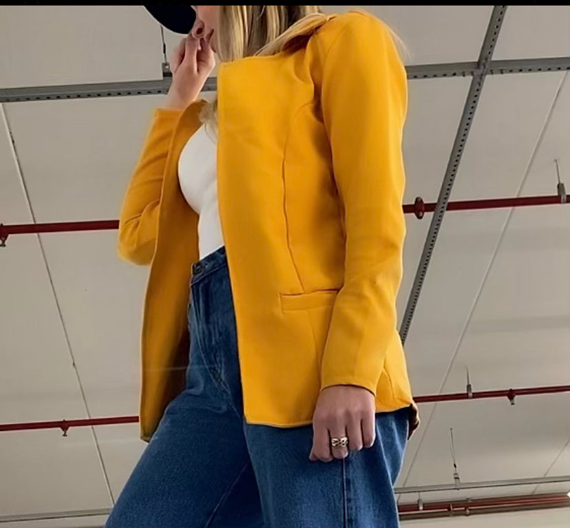 BLAZER MOSTARDA